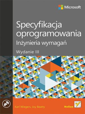 cover image of Specyfikacja oprogramowania. In?ynieria wymaga?. Wydanie III